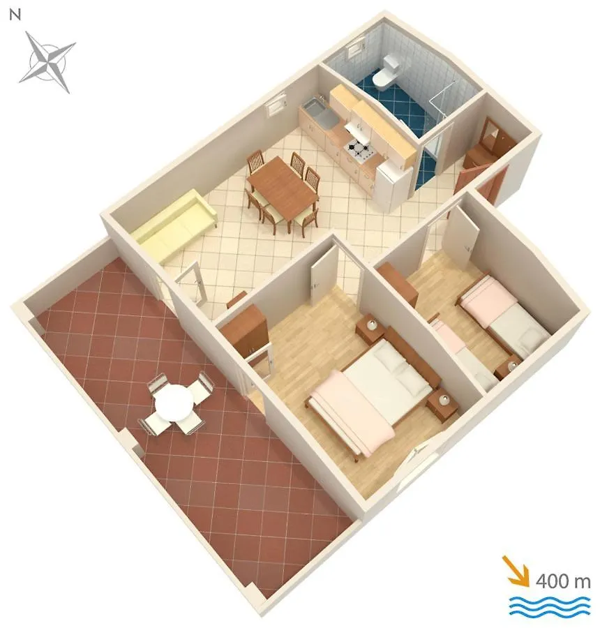 Apartments With A Parking Space Medulin - 2274